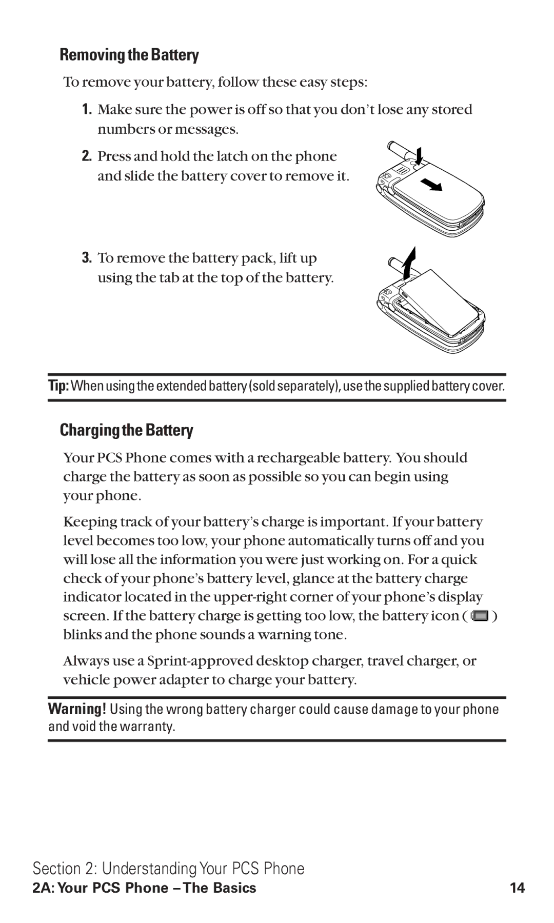 Toshiba VM4050 manual Removingthe Battery, Chargingthe Battery 