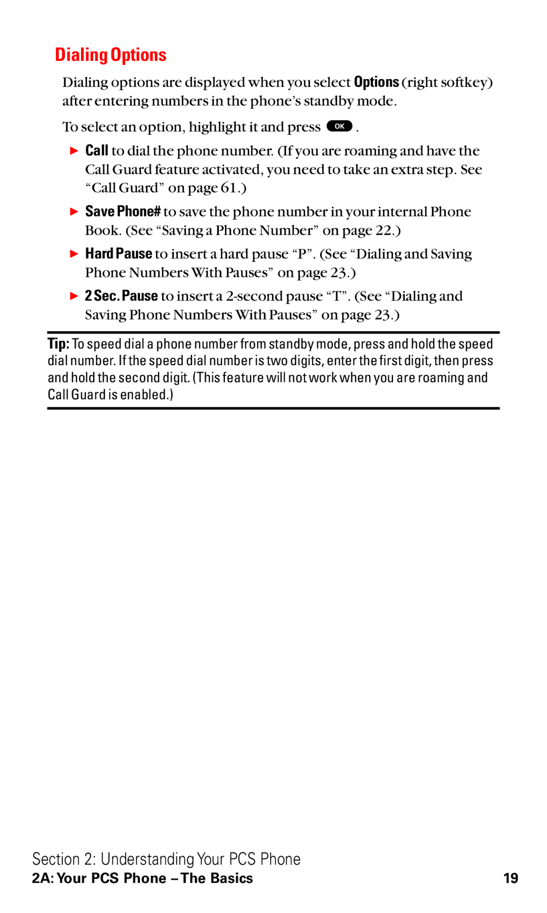 Toshiba VM4050 manual Dialing Options 