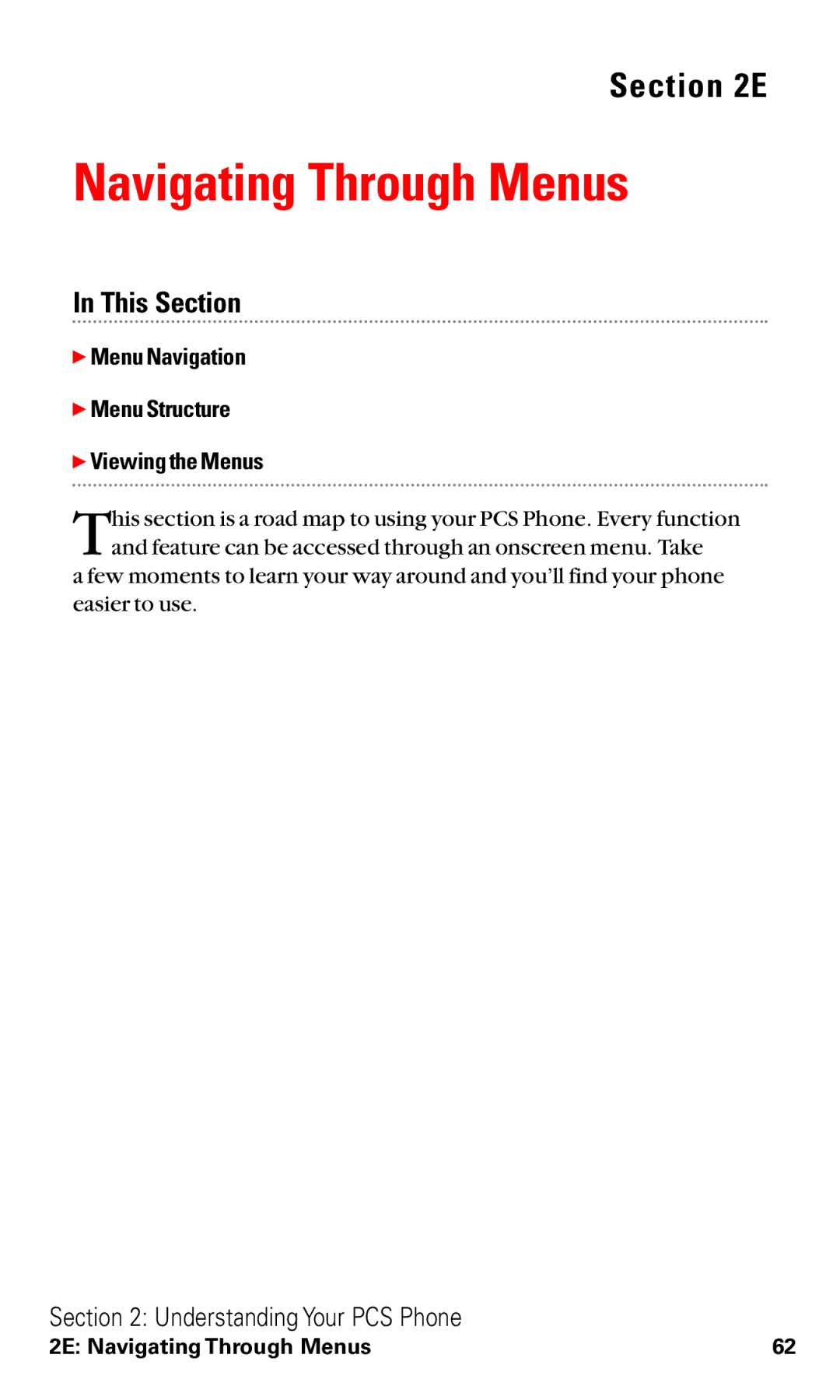 Toshiba VM4050 manual Navigating Through Menus,  Menu Navigation  Menu Structure  Viewing the Menus 