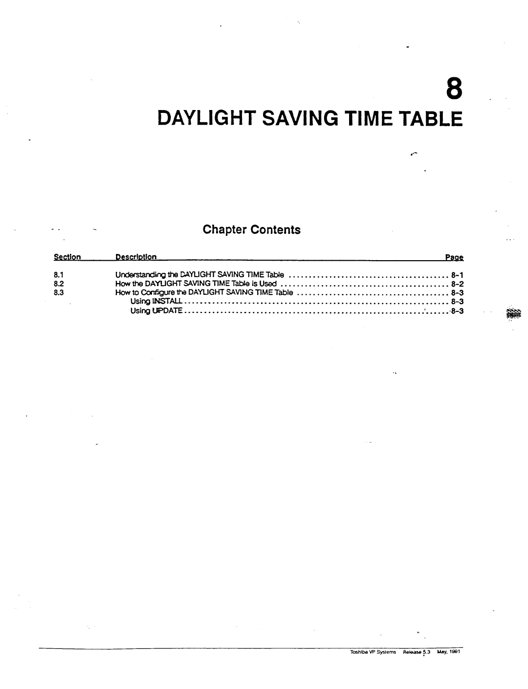 Toshiba VP 300S manual Slo, Using Mstall Using Wdate 