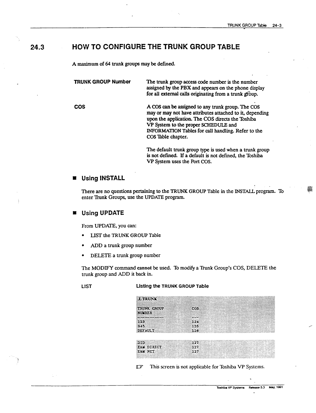 Toshiba VP 300S manual 