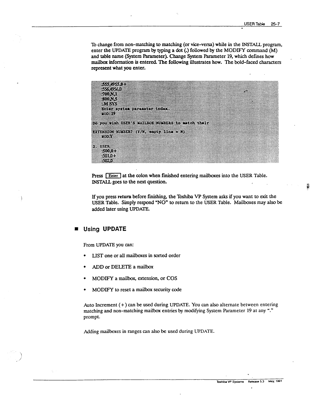 Toshiba VP 300S manual 