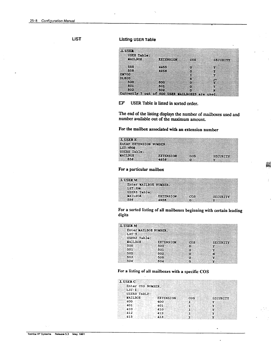 Toshiba VP 300S manual 