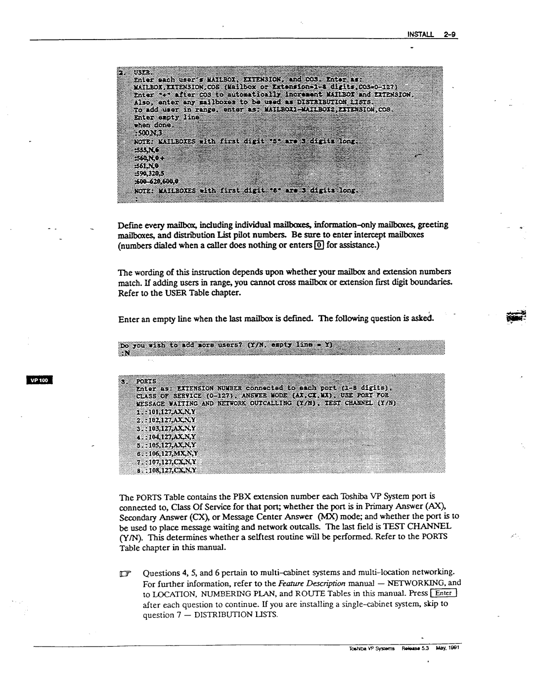 Toshiba VP 300S manual 