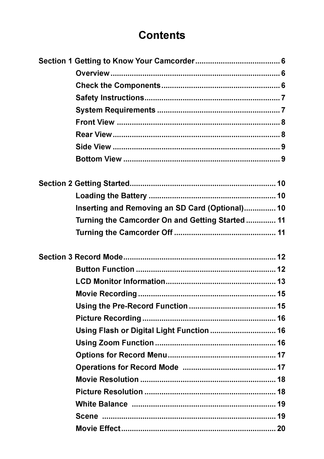 Toshiba X100 user manual Contents 