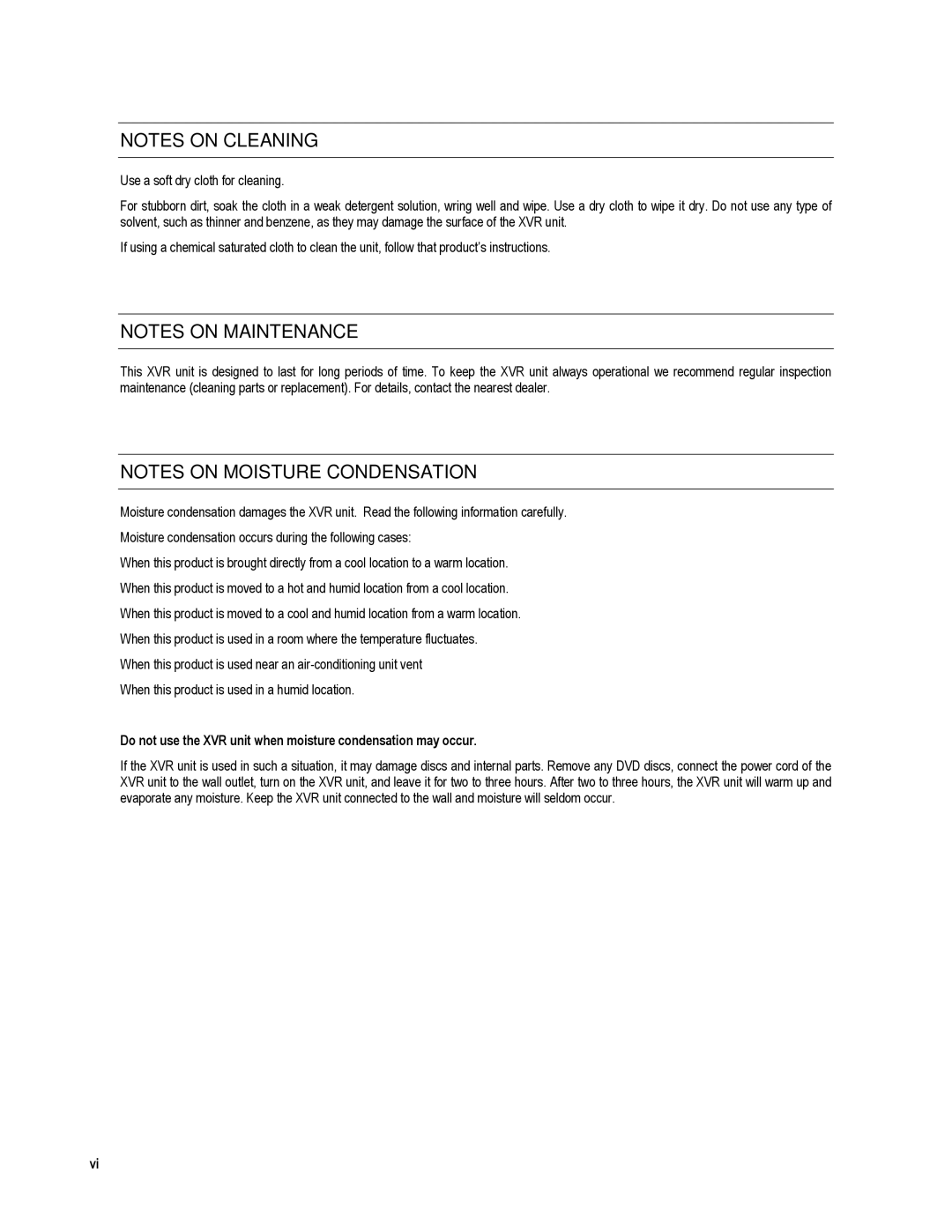 Toshiba XVR16-120-X, XVR4-120-X user manual 