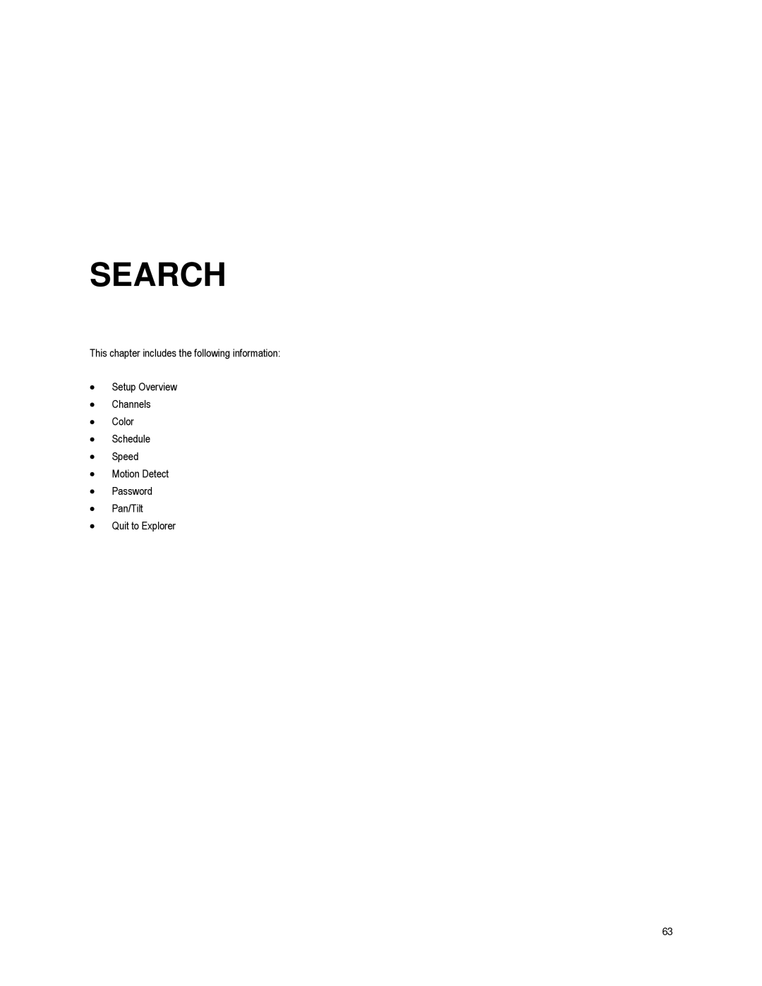 Toshiba XVR16-60-X user manual Search 