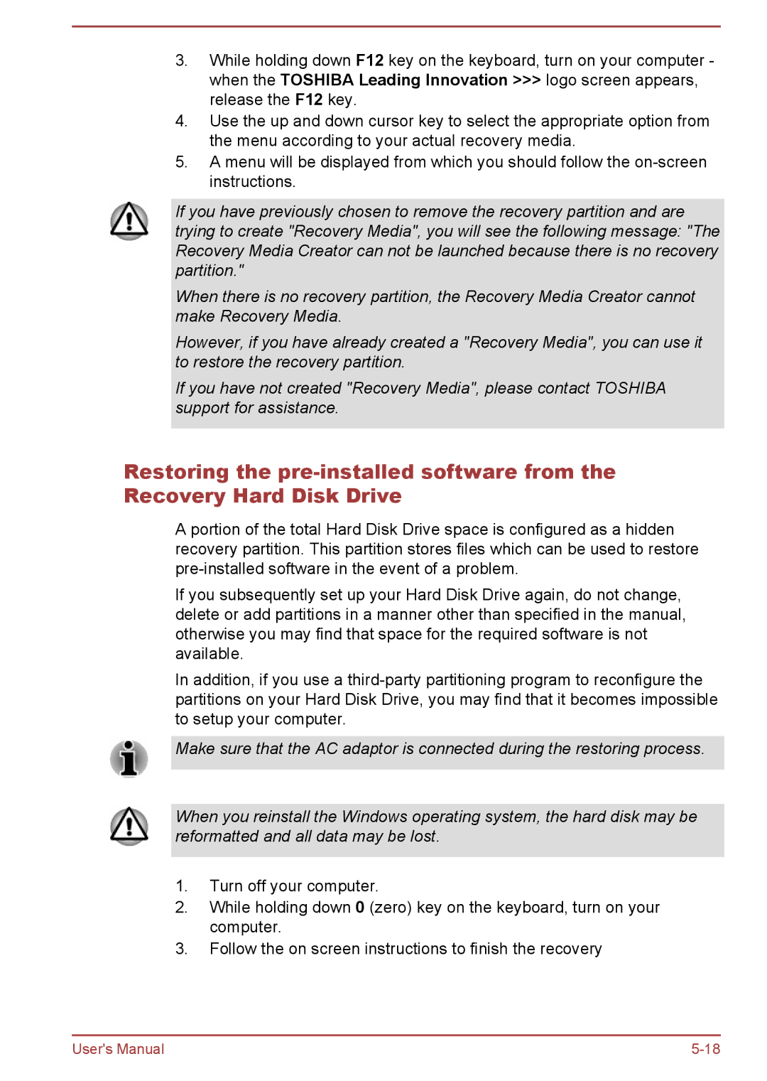 Toshiba Z50-A, Z30-A, Z40-A, Z30t-A user manual 