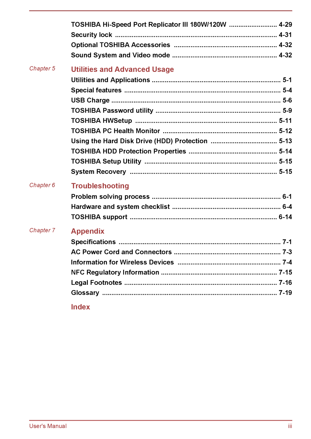 Toshiba Z30t-A, Z30-A, Z40-A, Z50-A user manual Troubleshooting 