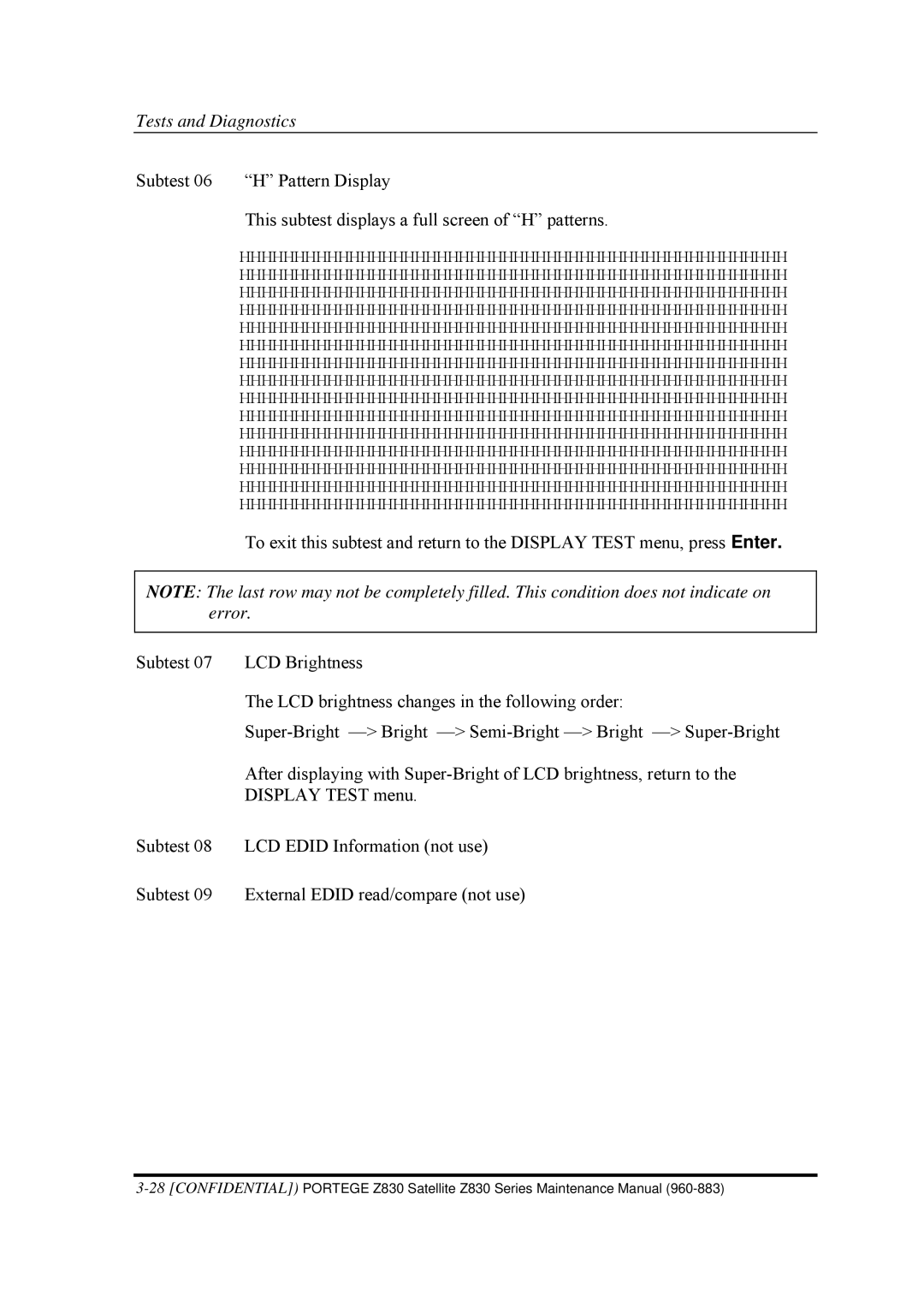 Toshiba Z830 manual Tests and Diagnostics 