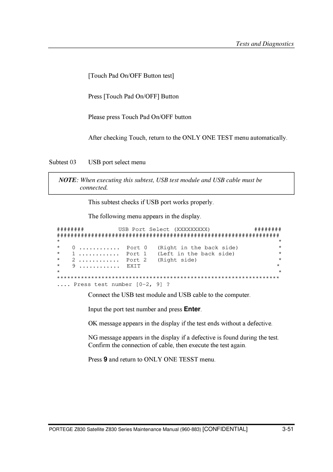 Toshiba Z830 manual Exit 