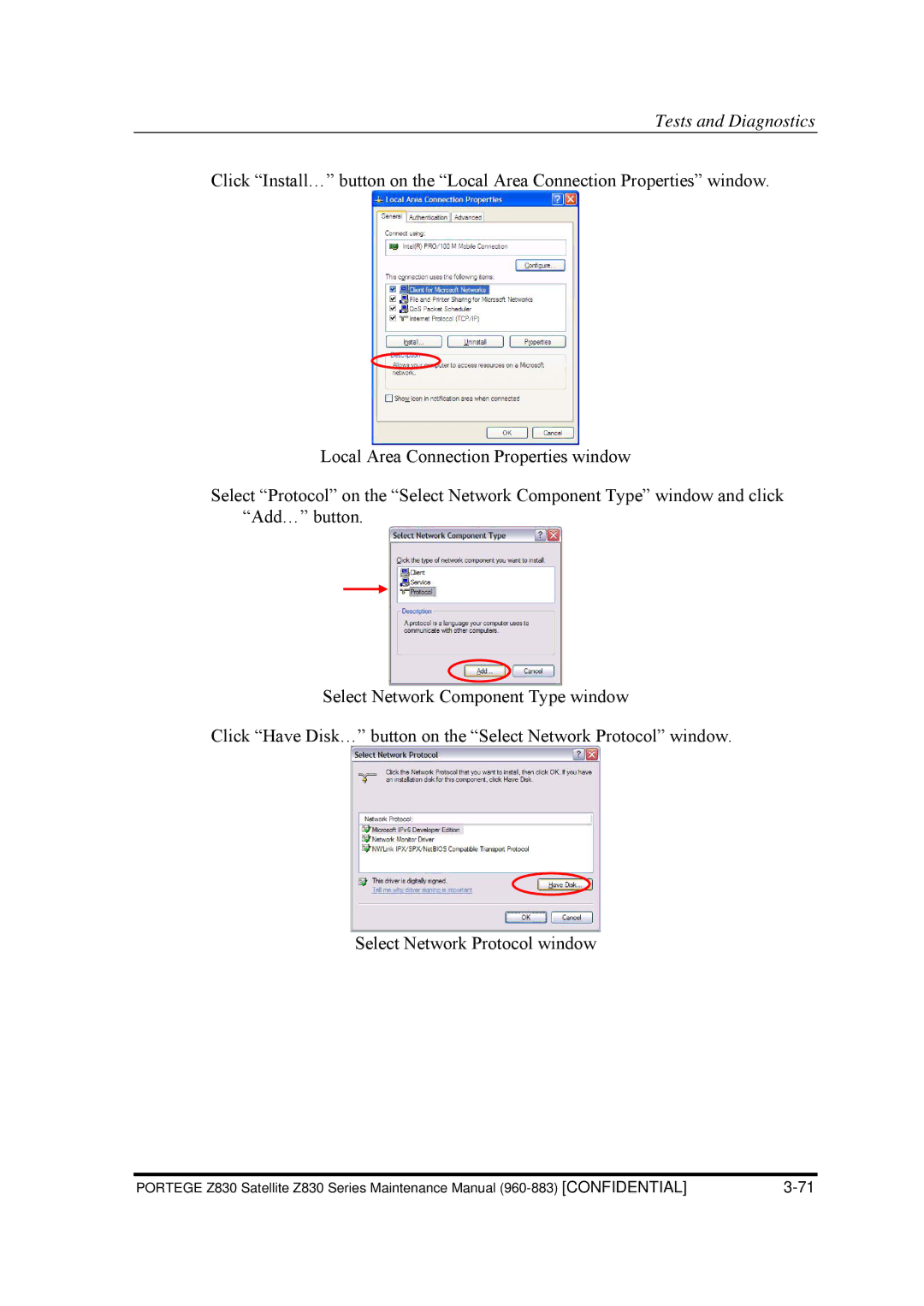 Toshiba Z830 manual Tests and Diagnostics 