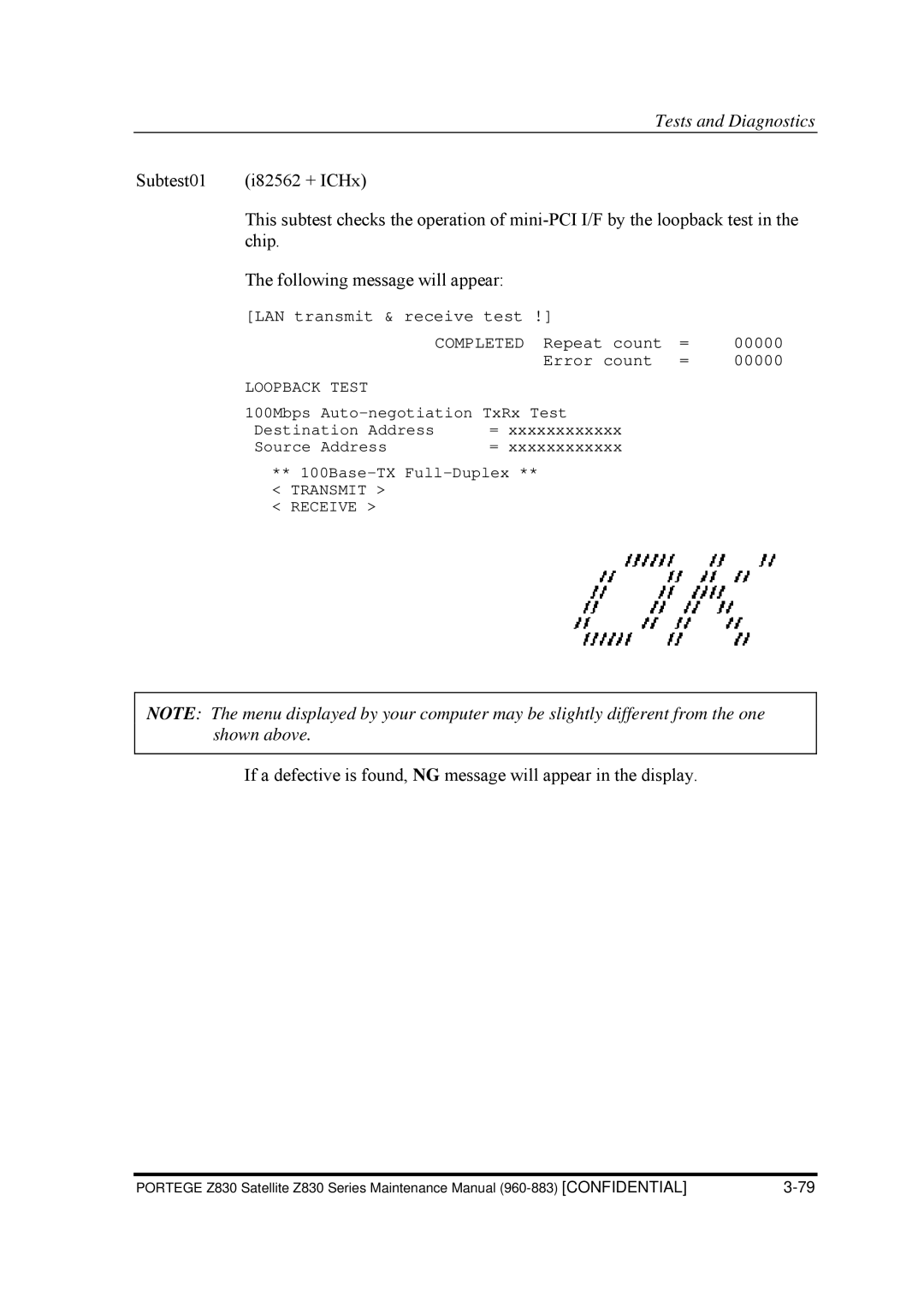 Toshiba Z830 manual Receive 