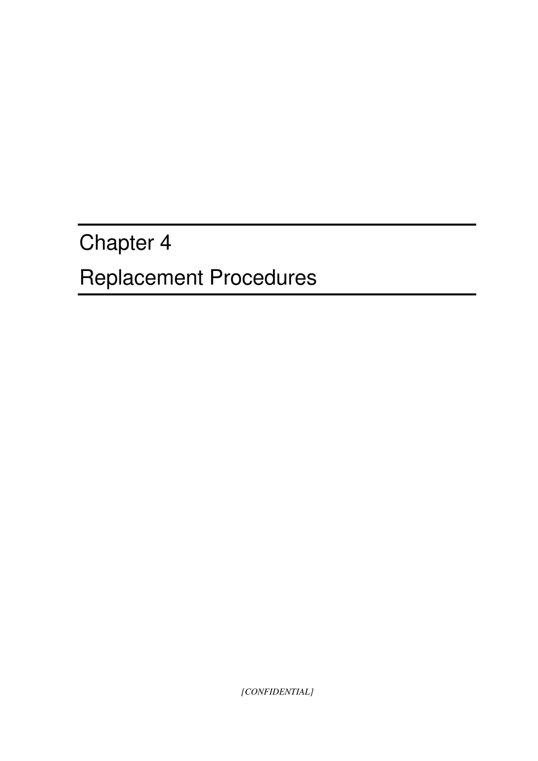 Toshiba Z830 manual Chapter Replacement Procedures 