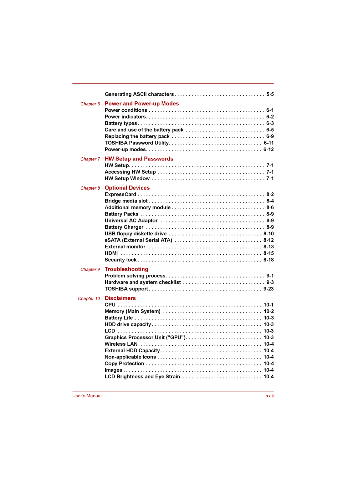 Toshiba toshiba satellite l550/ satellite pro l550/ satellite l550d/ satellite pro l550d series user manual 