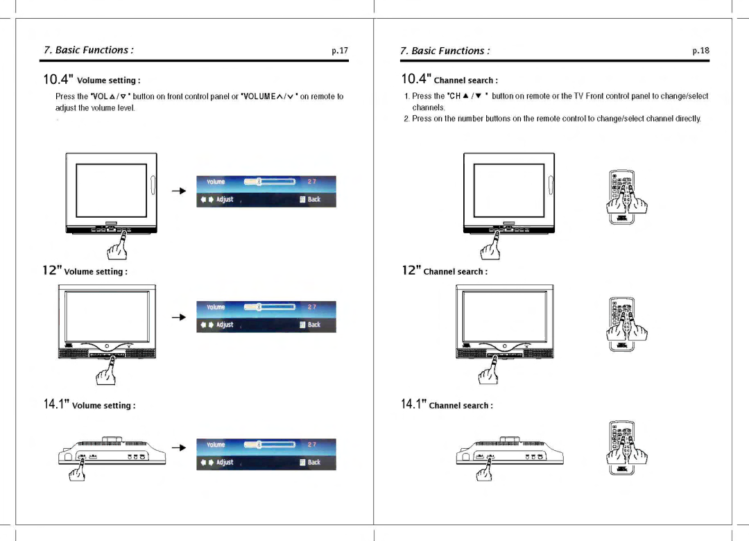 Tote Vision LCD-1212T manual 