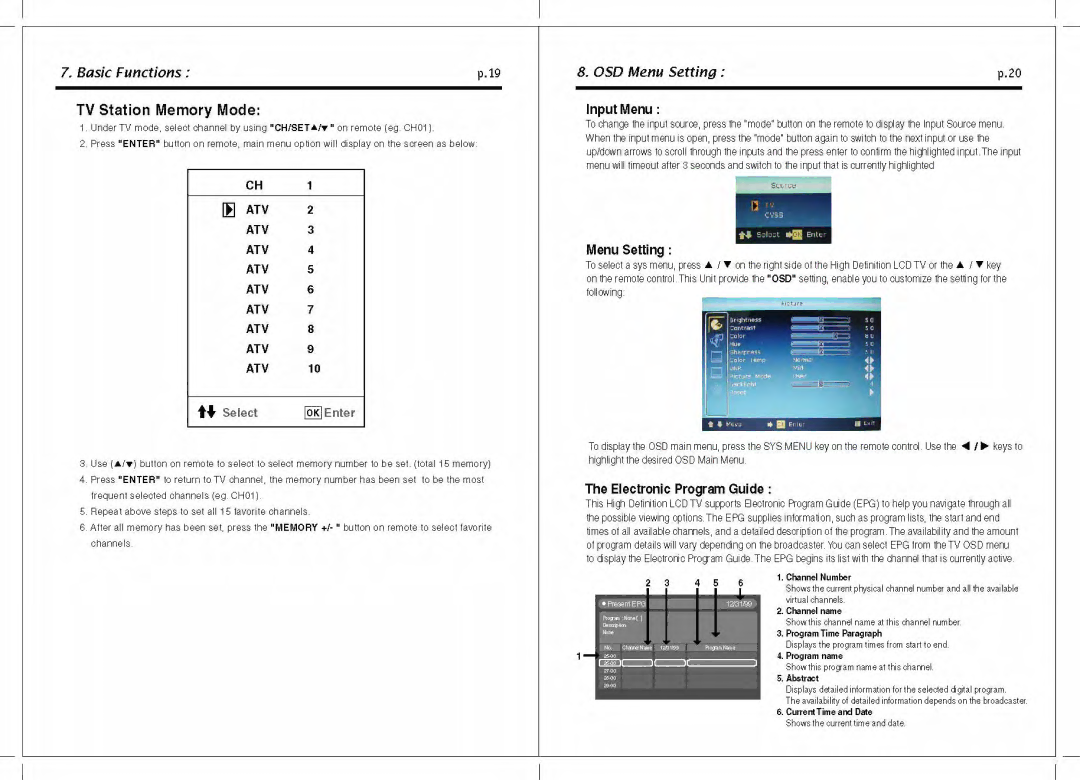 Tote Vision LCD-1212T manual 