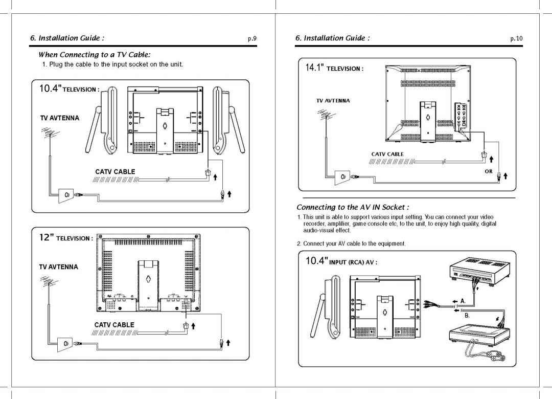 Tote Vision LCD-1212T manual 