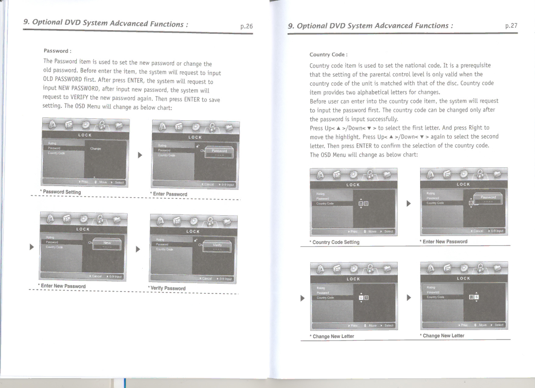 Tote Vision LCD-1411TD owner manual Password 