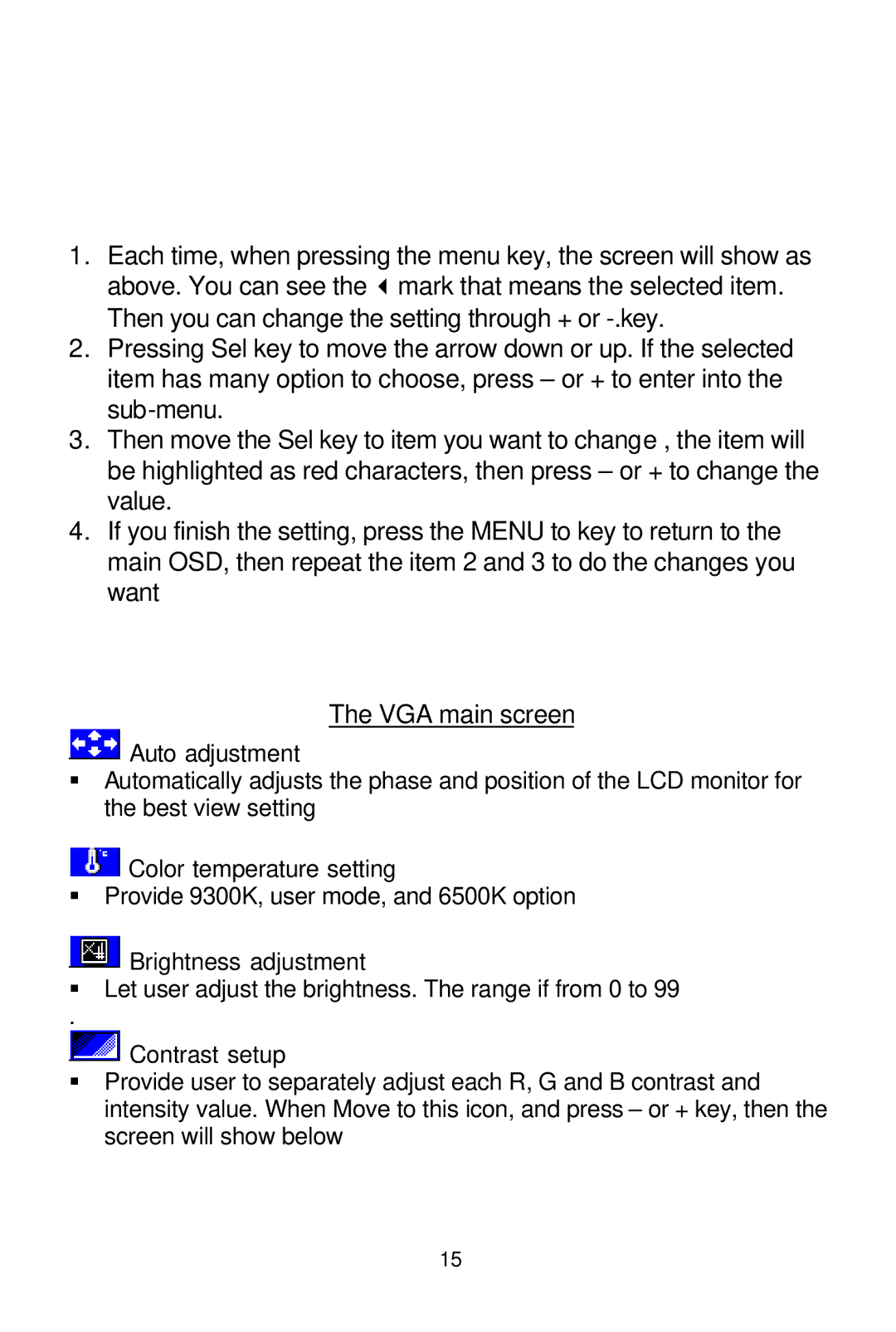 Tote Vision LCD-1700VR manual 