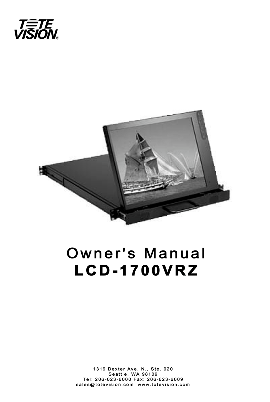 Tote Vision LCD-1700VRZ manual 