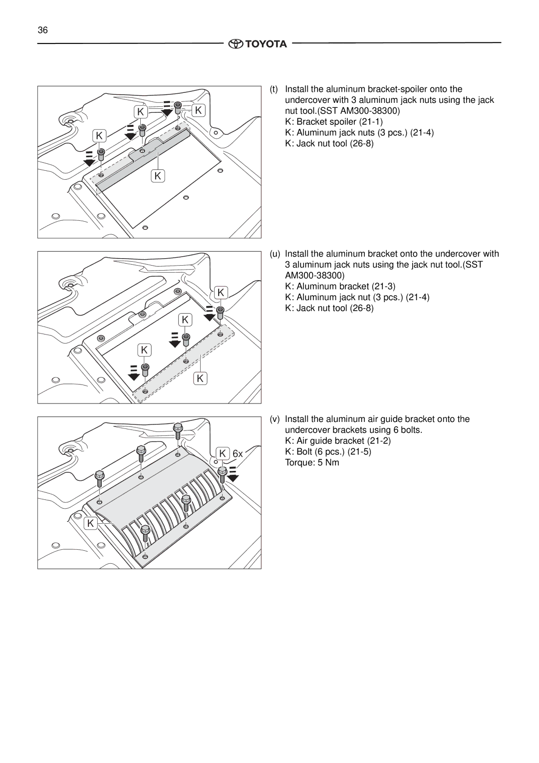 Toyota pmn instruction manual 