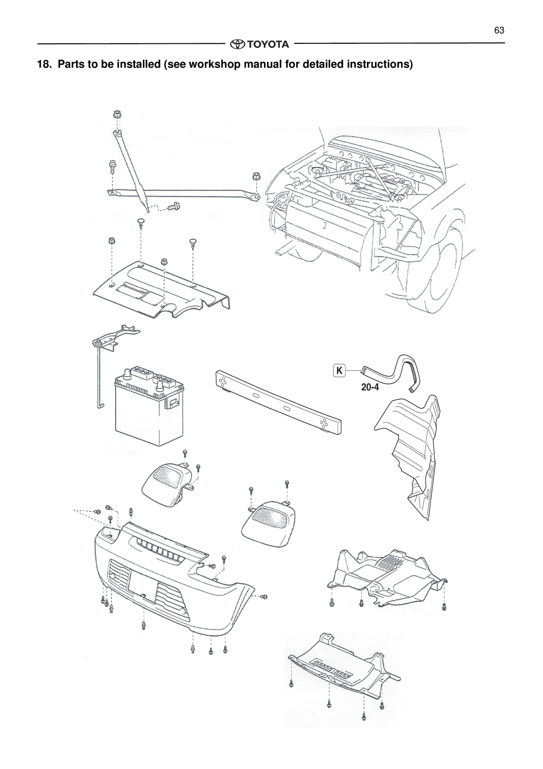 Toyota pmn instruction manual 20-4 