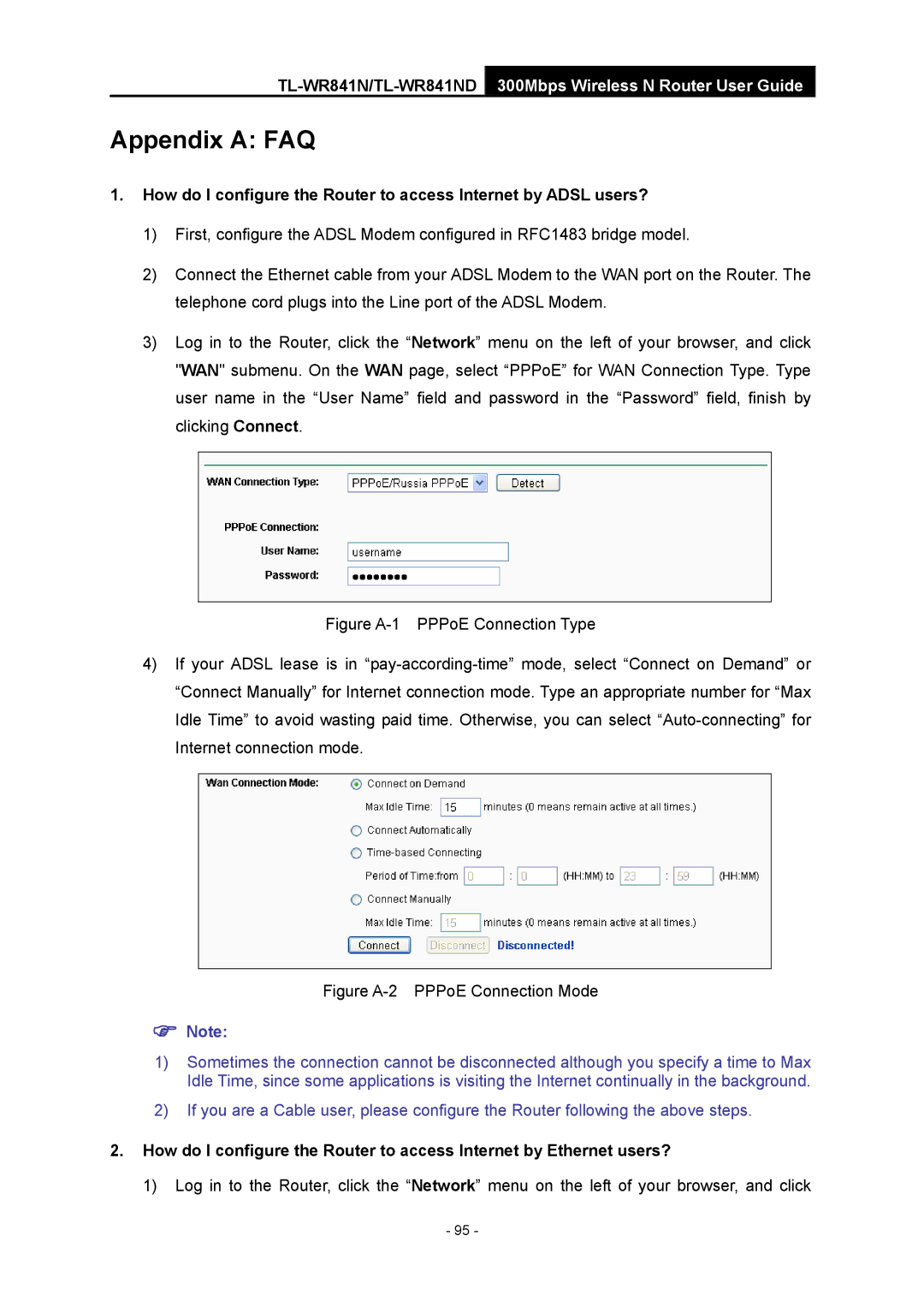 TP-Link 4.1.1 1910011002 manual Appendix a FAQ 