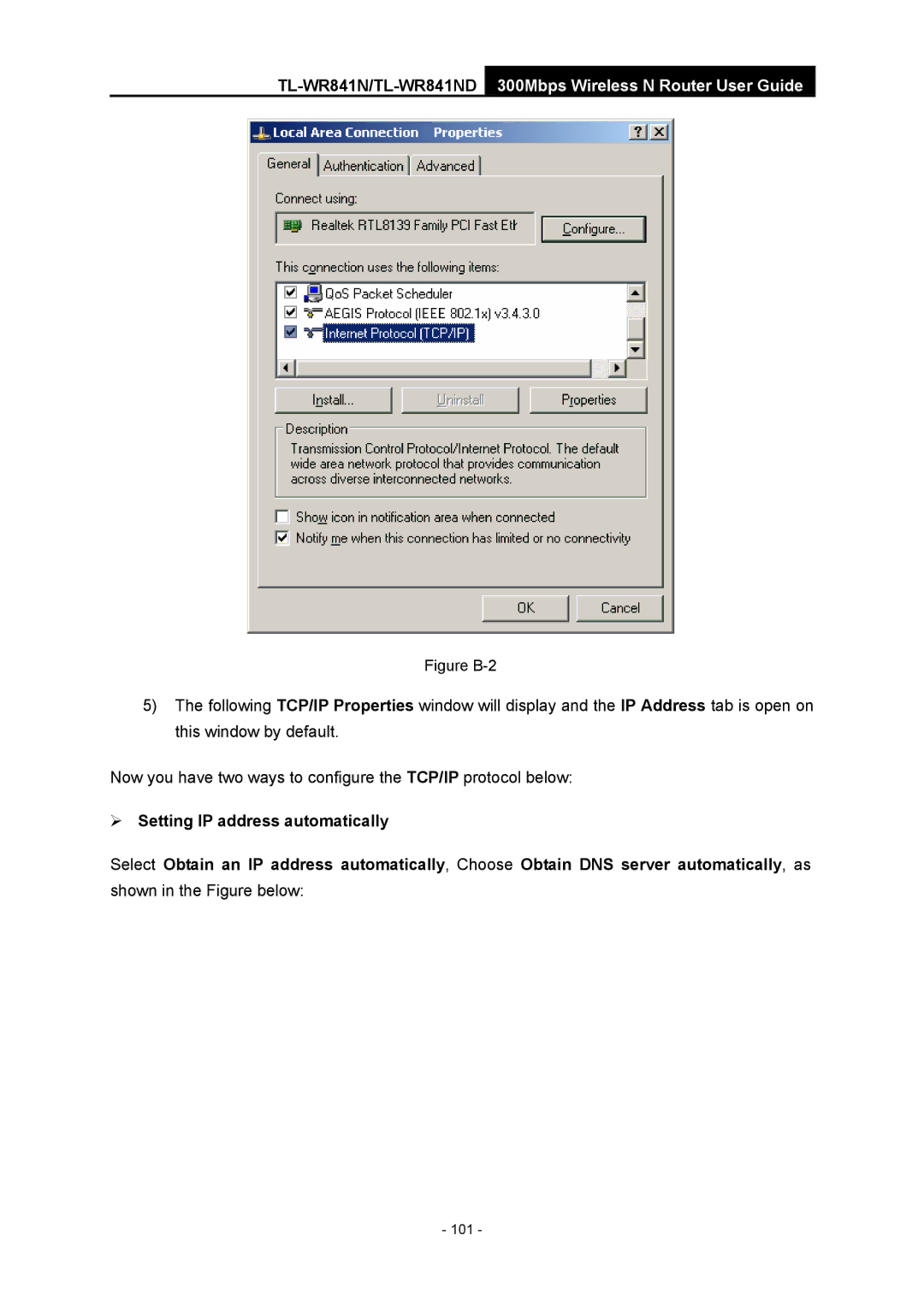 TP-Link 4.1.1 1910011002 manual Shown in the Figure below 