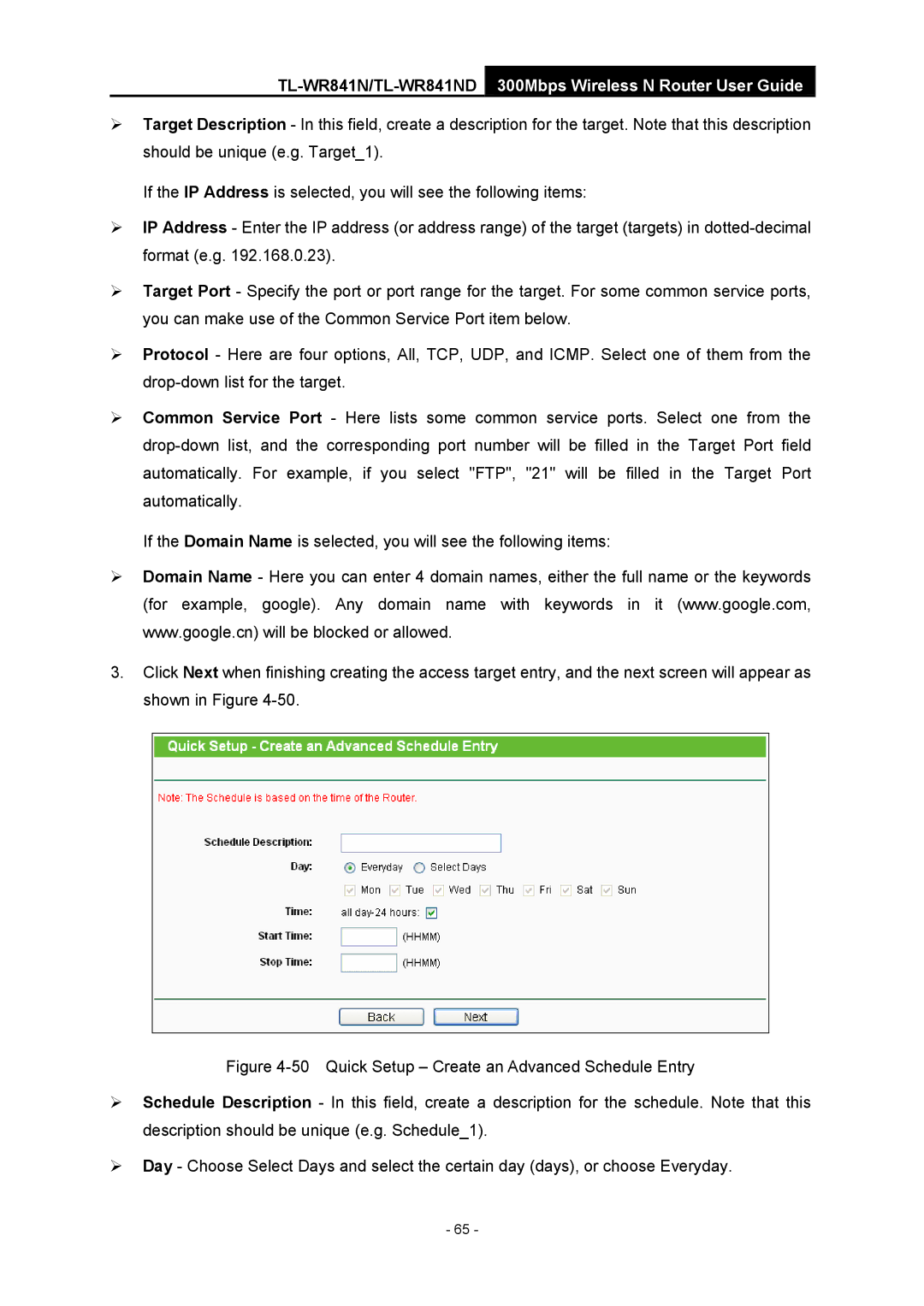 TP-Link 4.1.1 1910011002 manual TL-WR841N/TL-WR841ND300Mbps Wireless N Router User Guide 