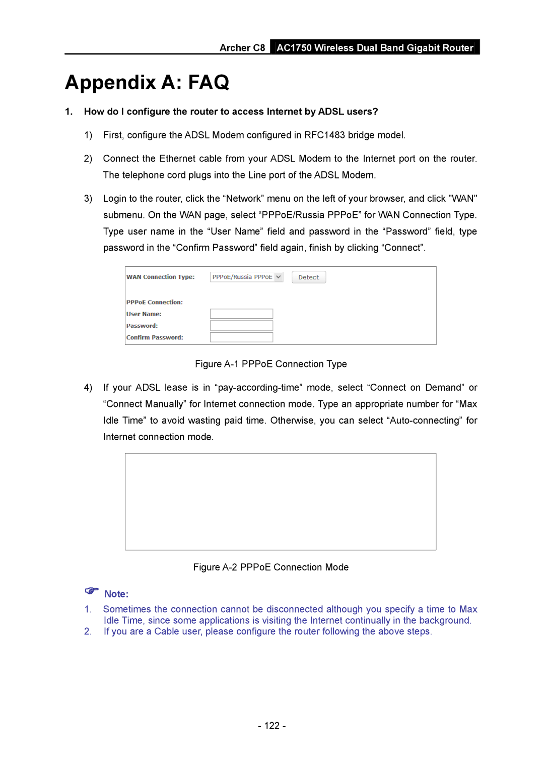 TP-Link AC1750 manual Appendix a FAQ 