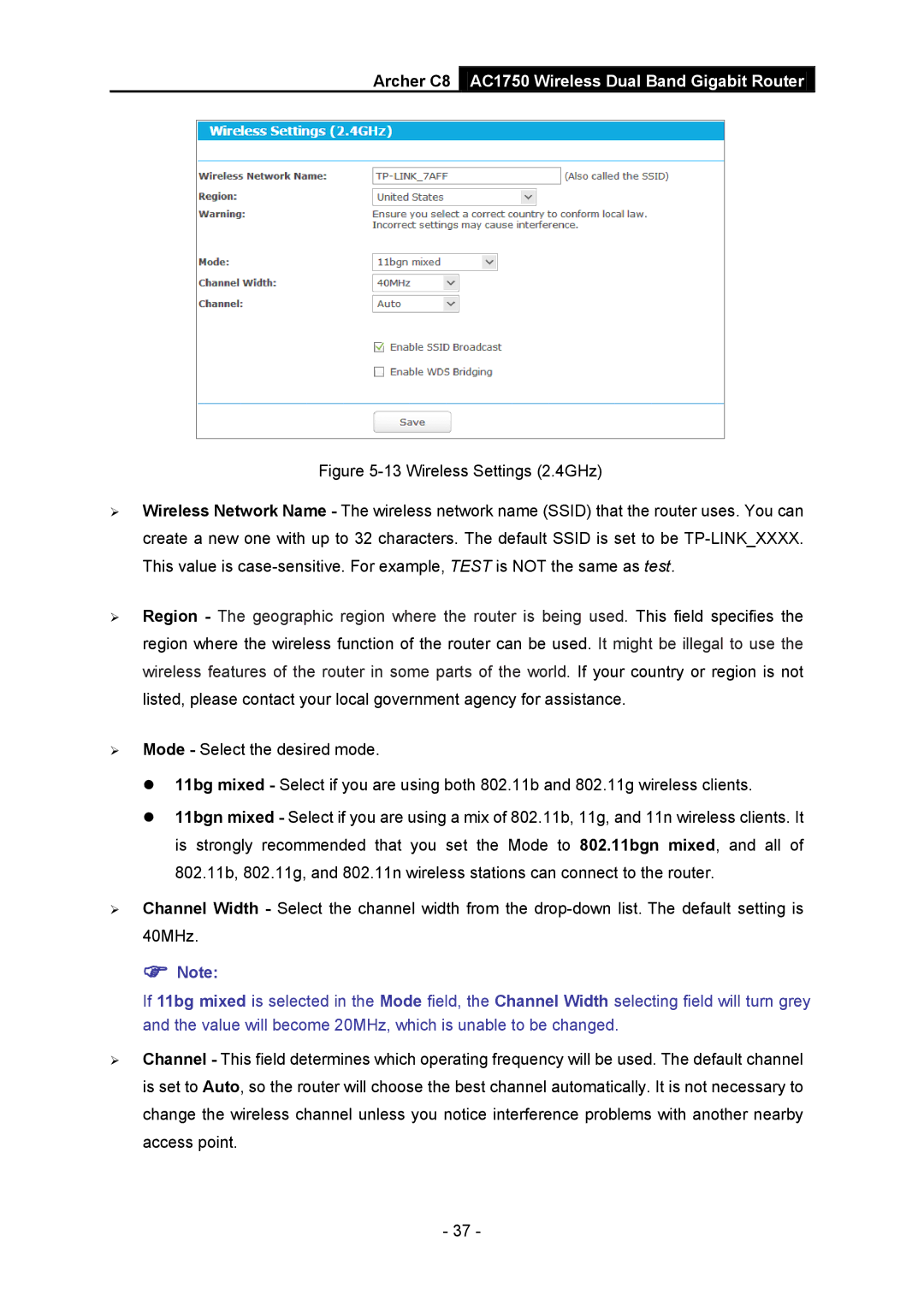 TP-Link manual Archer C8 AC1750 Wireless Dual Band Gigabit Router 