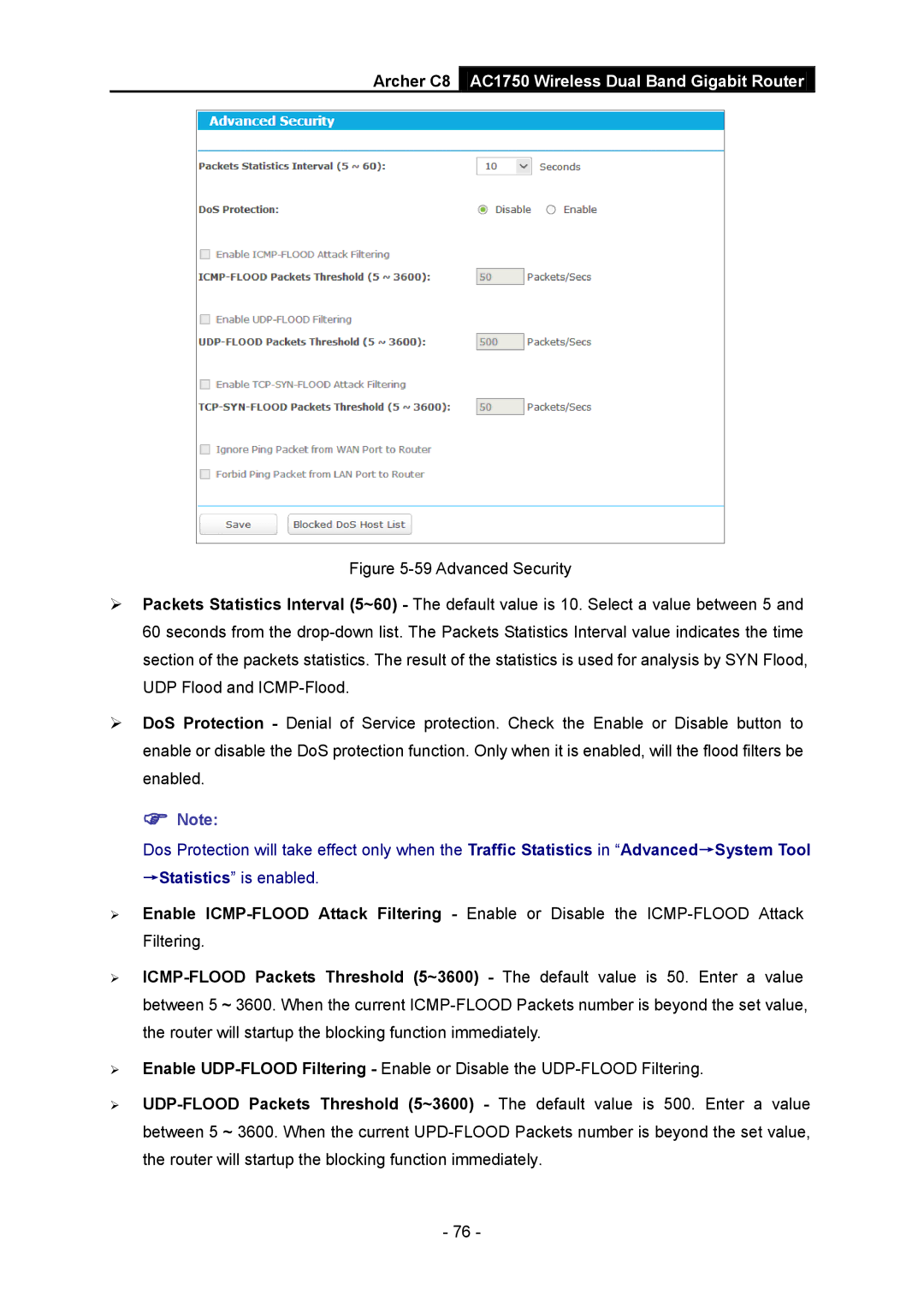 TP-Link AC1750 manual  Note 