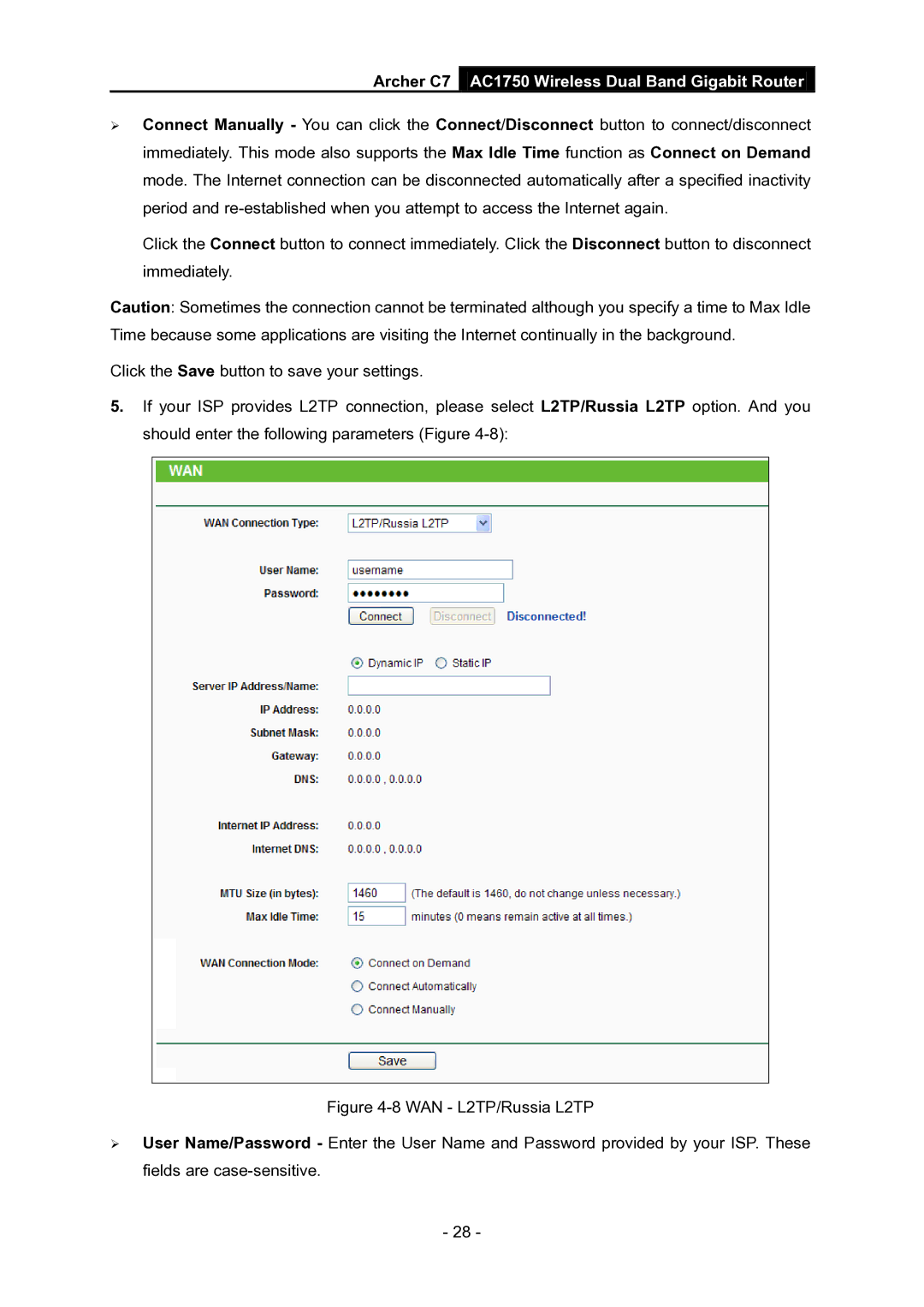 TP-Link manual Archer C7 AC1750 Wireless Dual Band Gigabit Router 