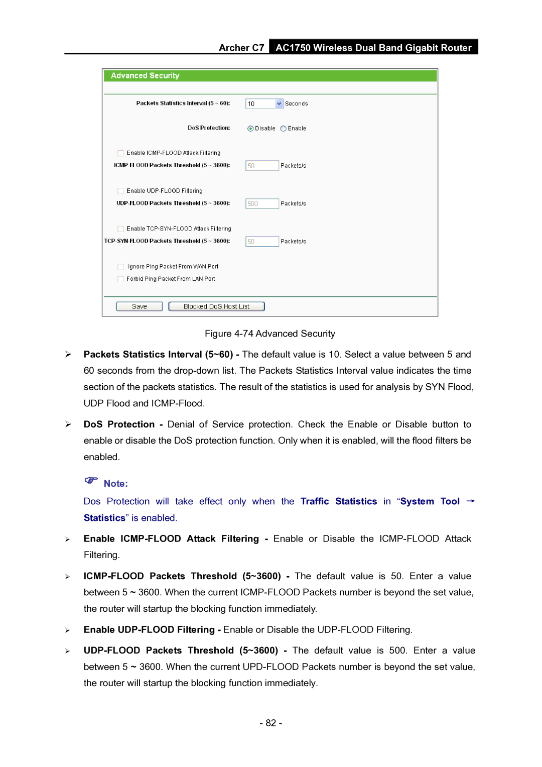 TP-Link AC1750 manual  Note 