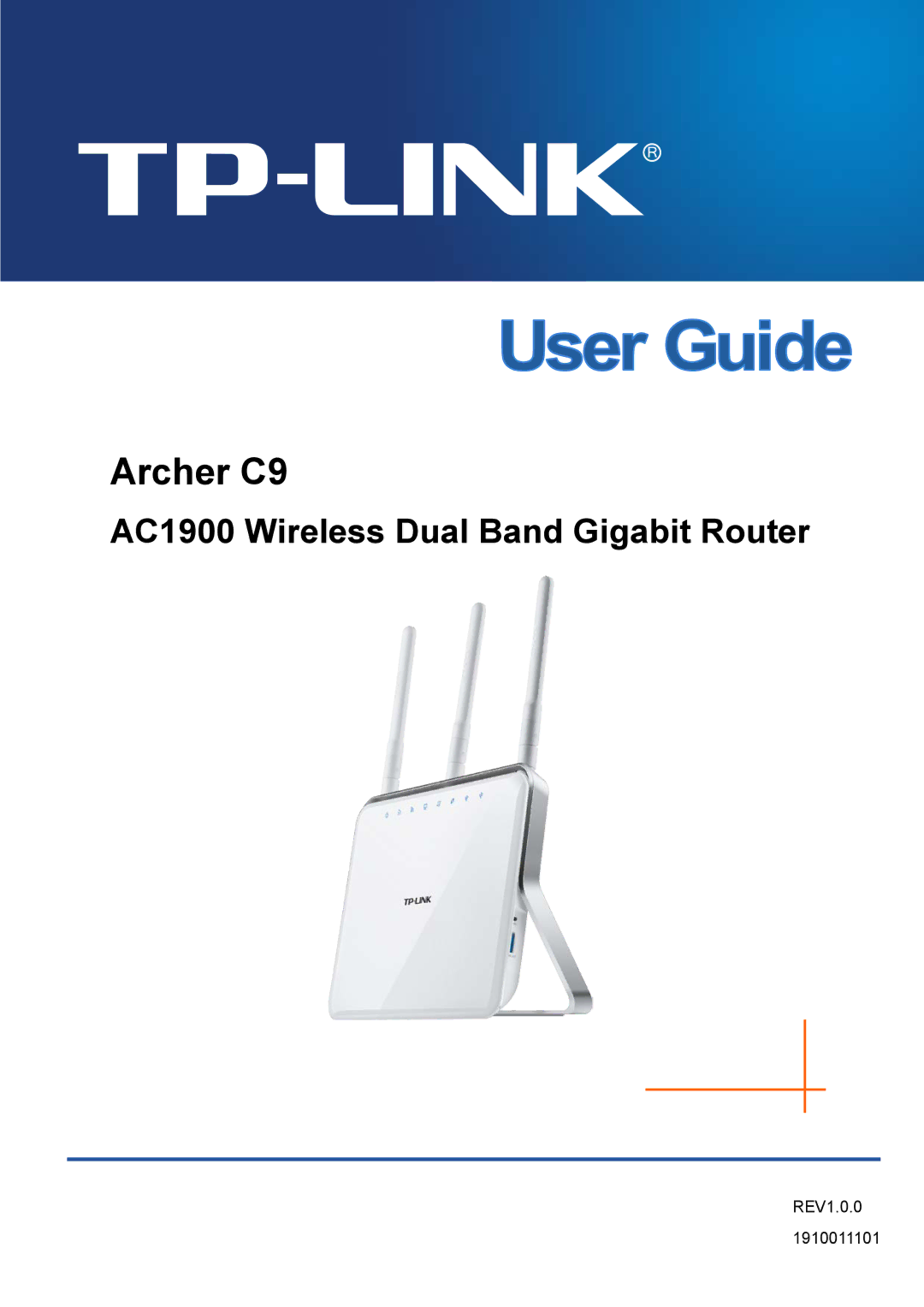 TP-Link AC1900 manual Archer C9 