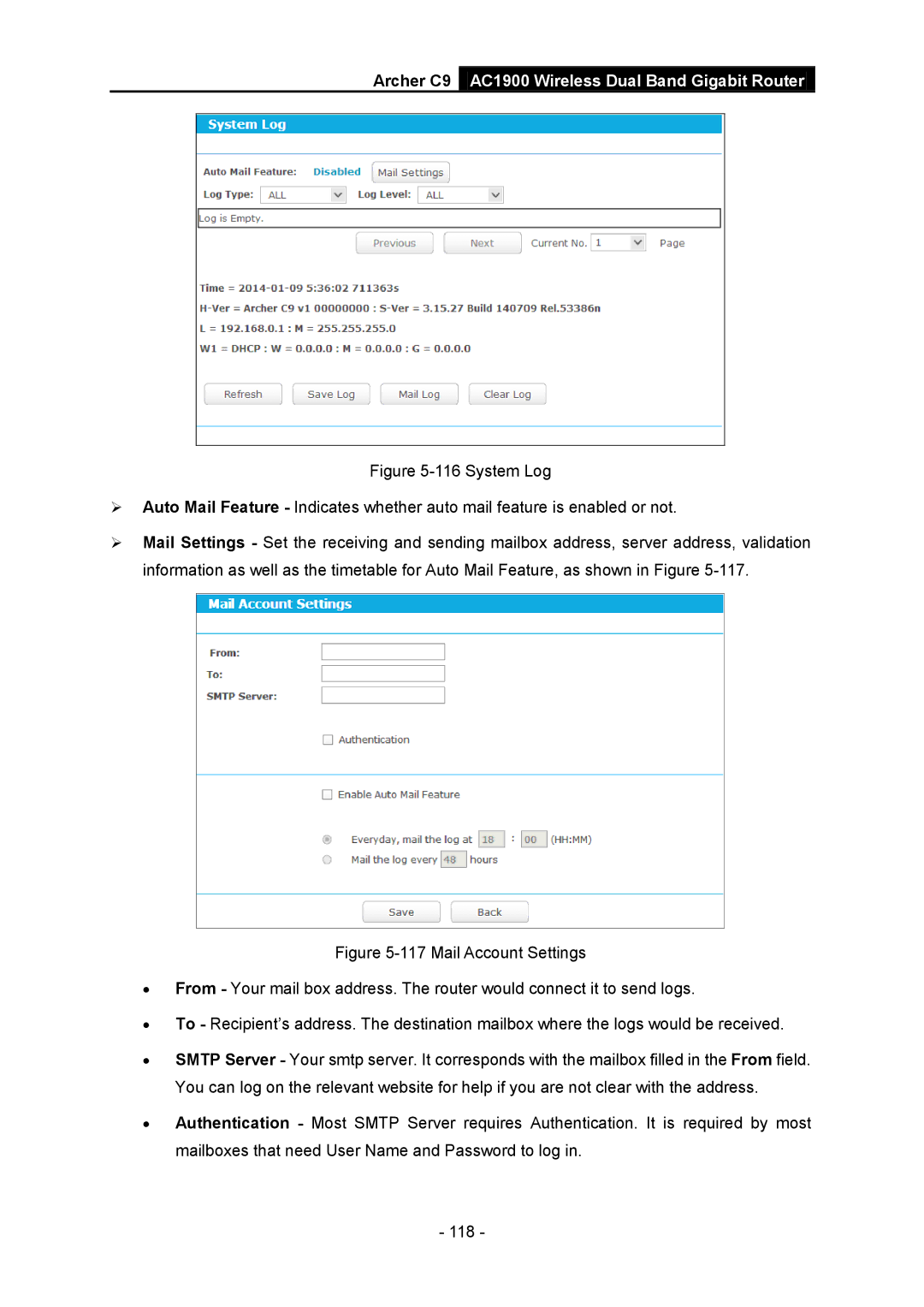 TP-Link manual Archer C9 AC1900 Wireless Dual Band Gigabit Router 