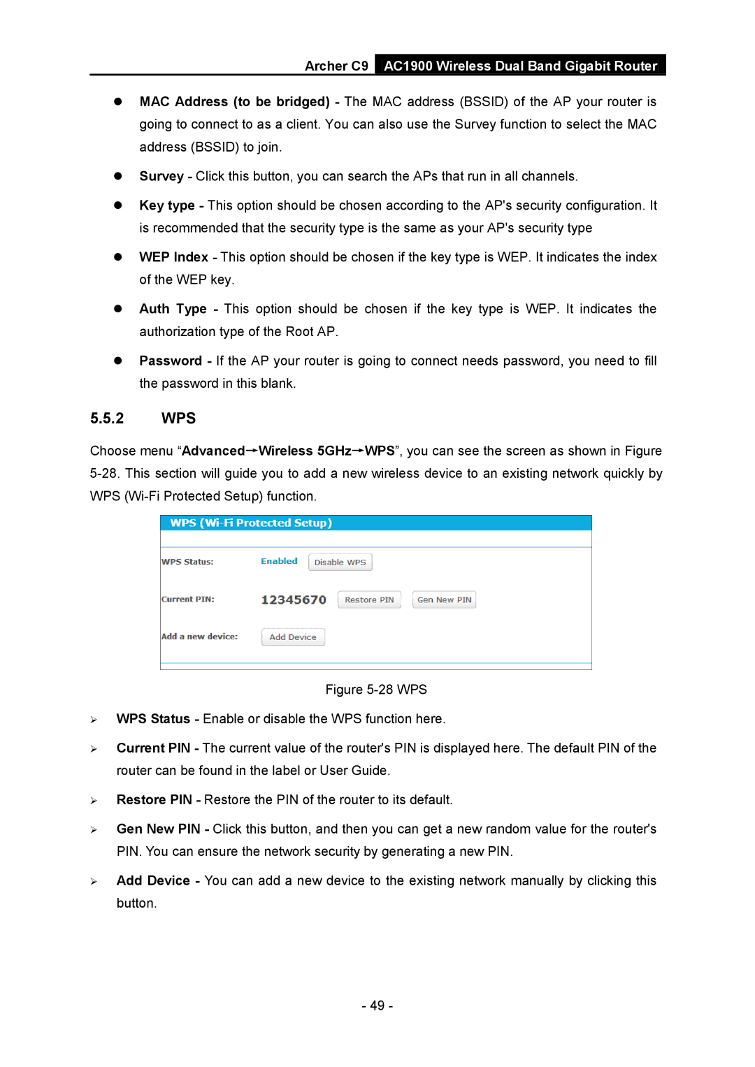 TP-Link AC1900 manual 2 WPS 