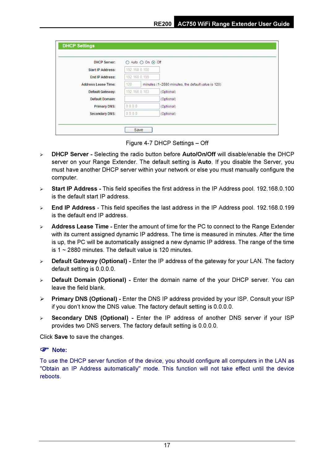 TP-Link manual RE200 AC750 WiFi Range Extender User Guide 