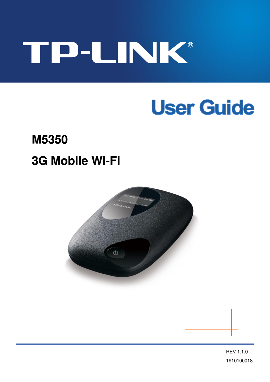 TP-Link manual M5350 3G Mobile Wi-Fi, REV 1910100018 