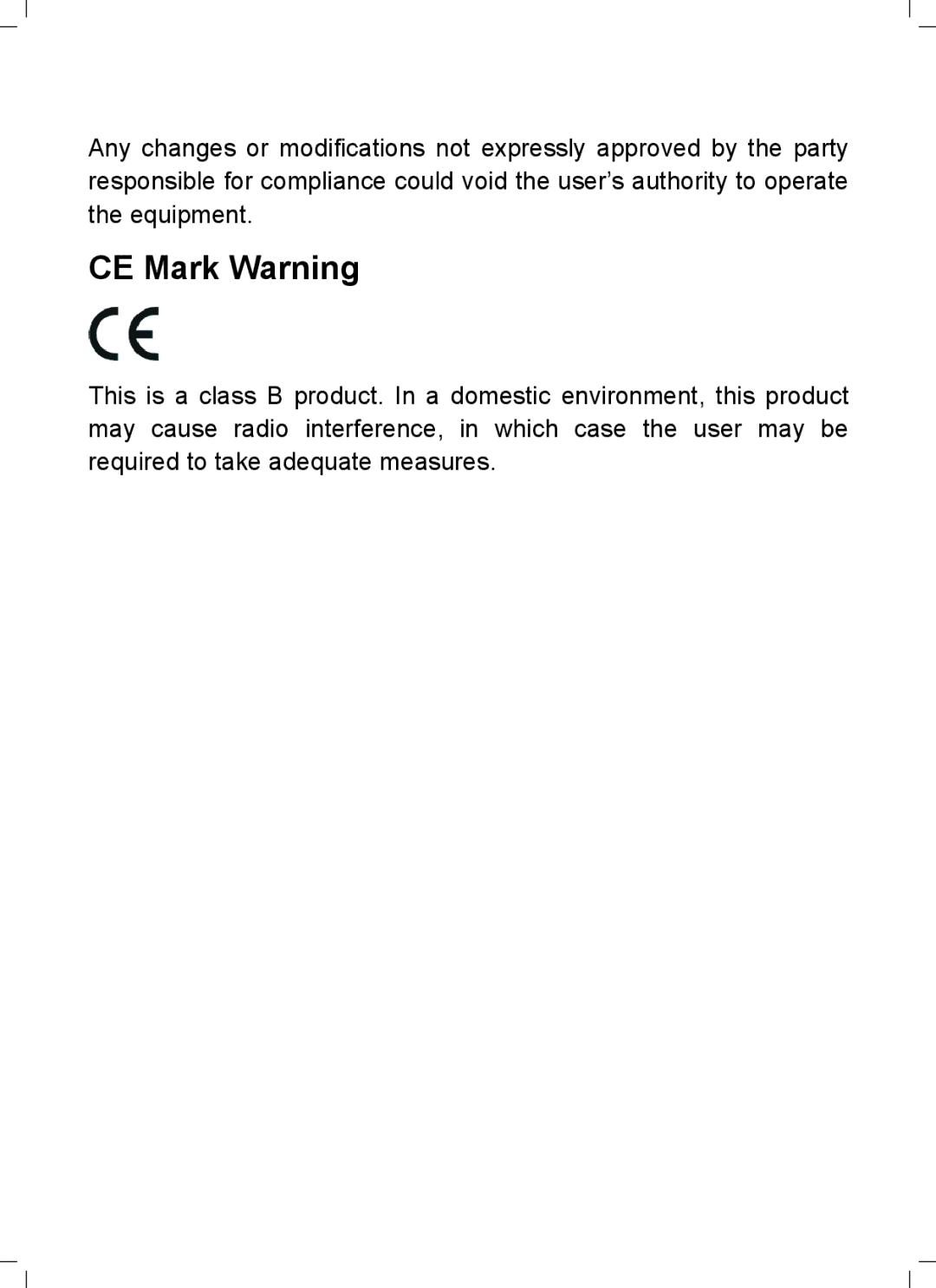 TP-Link MC110CS, MC112CS, MC100CM, MC111CS manual CE Mark Warning 