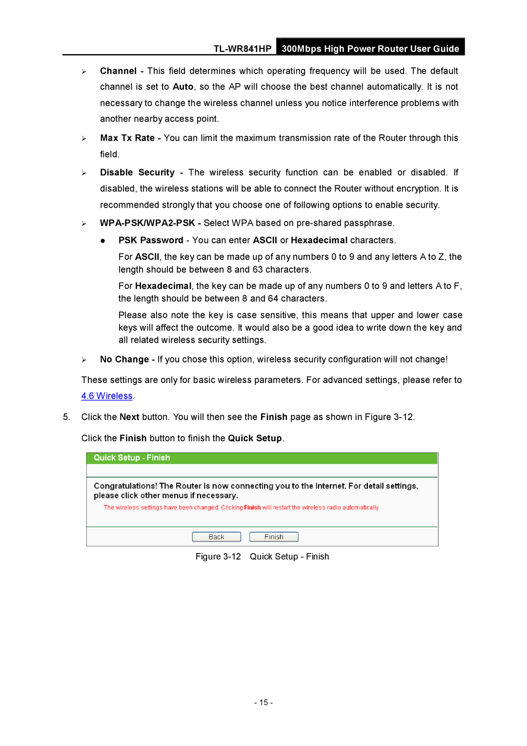 TP-Link Rev 1.0.0 1910010810 manual  PSK Password You can enter Ascii or Hexadecimal characters 