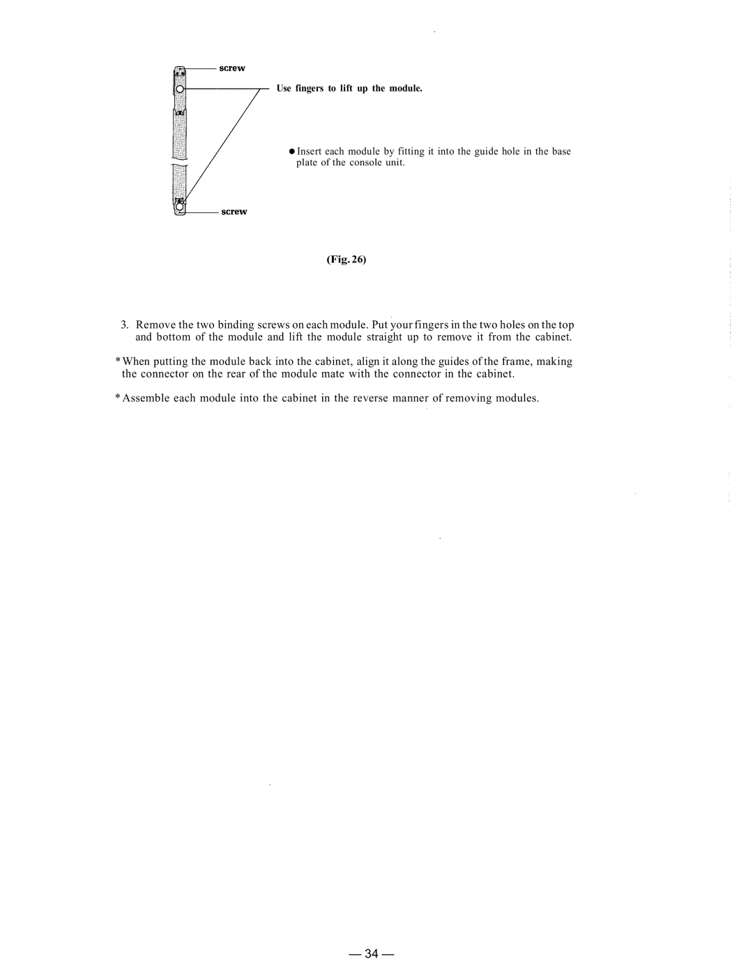 TP-Link RX-7-248 instruction manual Use fingers to lift up the module 