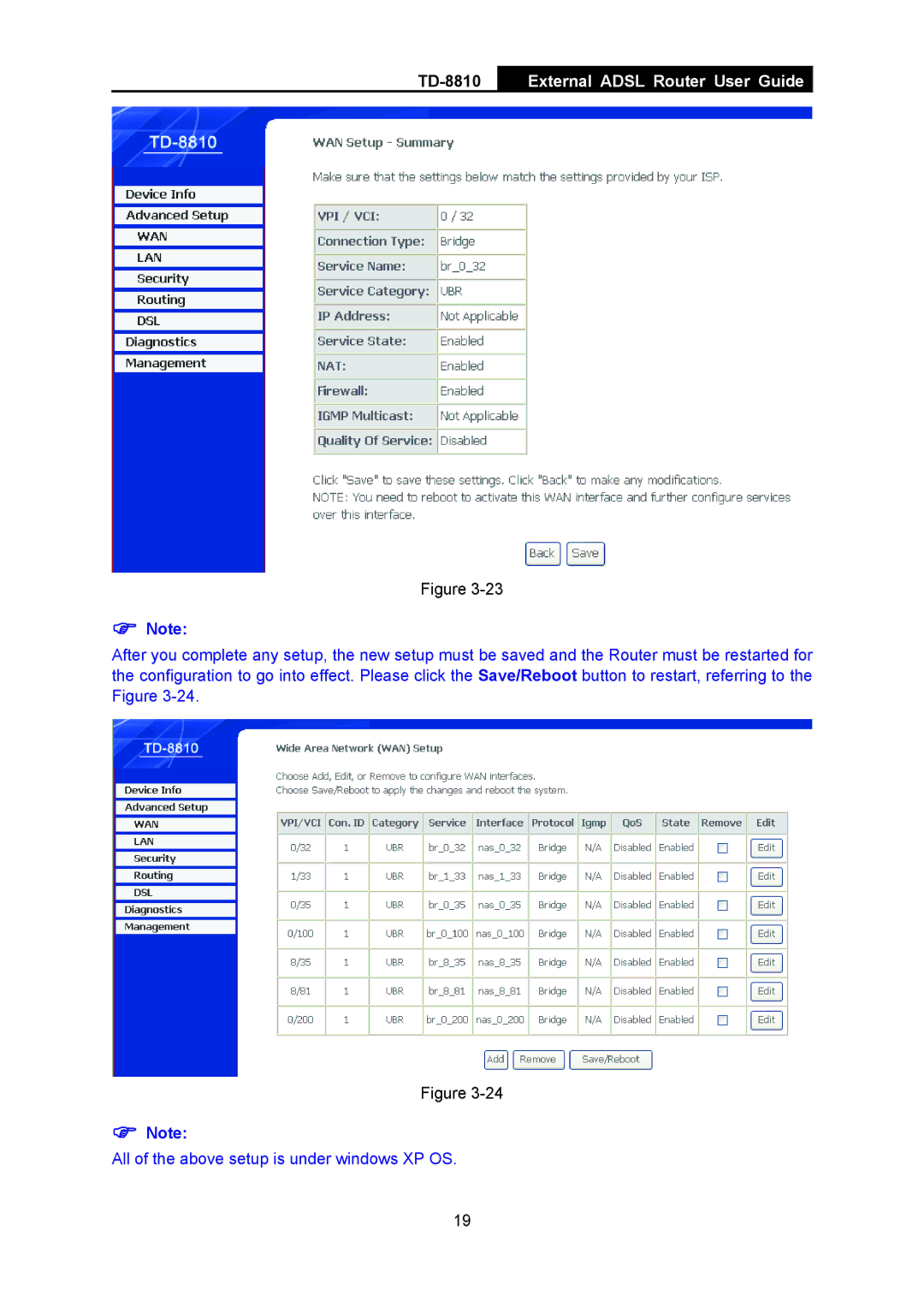 TP-Link TD-8810B manual External Adsl Router User Guide 