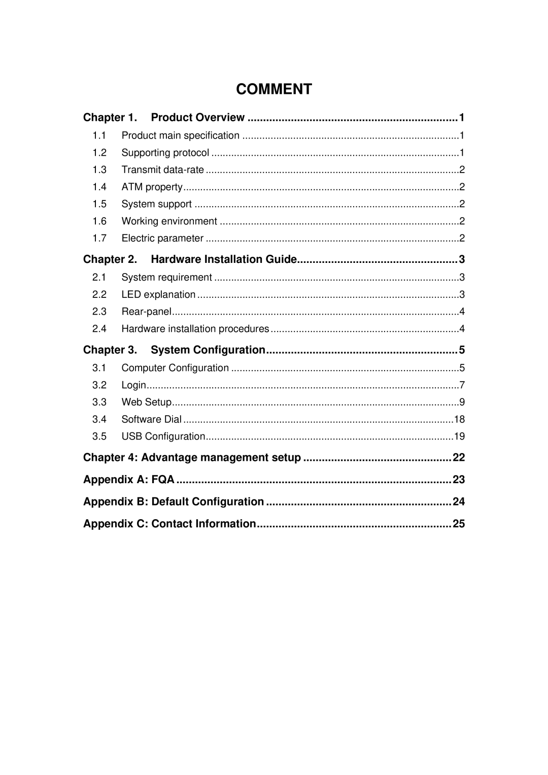 TP-Link TD-8811B manual Comment 