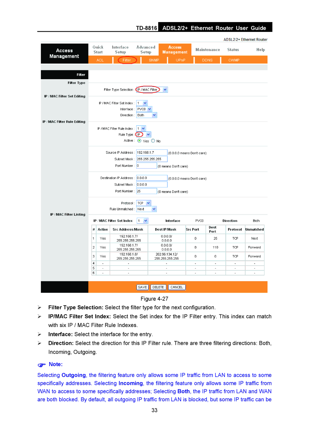 TP-Link TD-8816 manual ADSL2/2+ Ethernet Router User Guide 