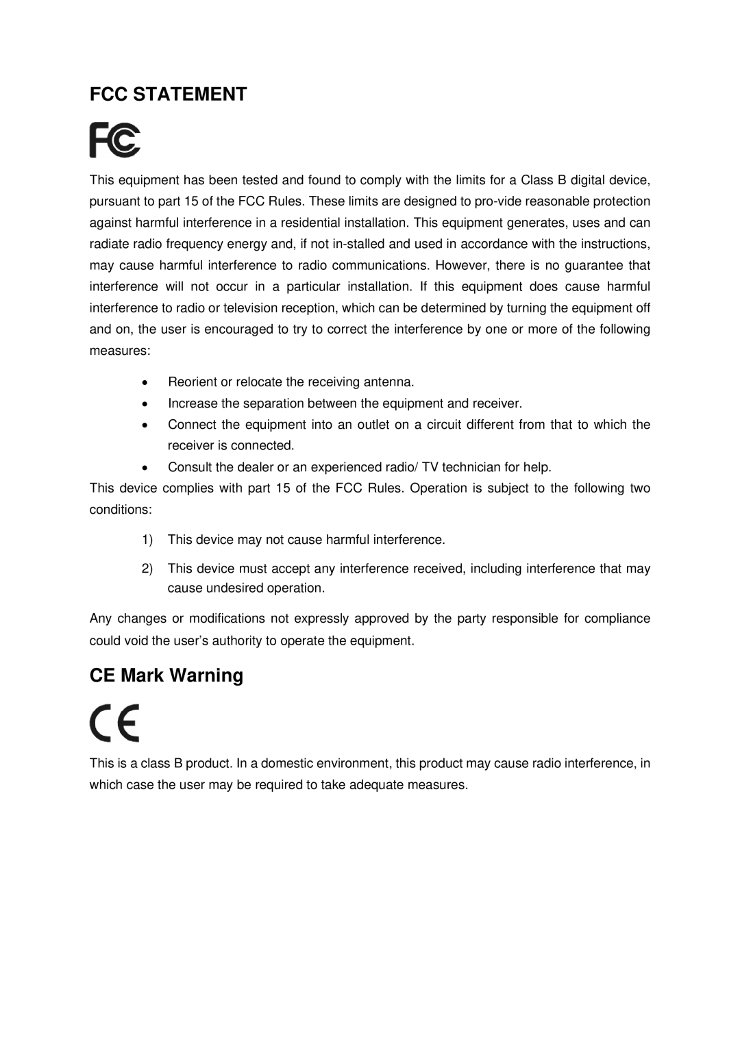 TP-Link TD-8817 manual FCC Statement 