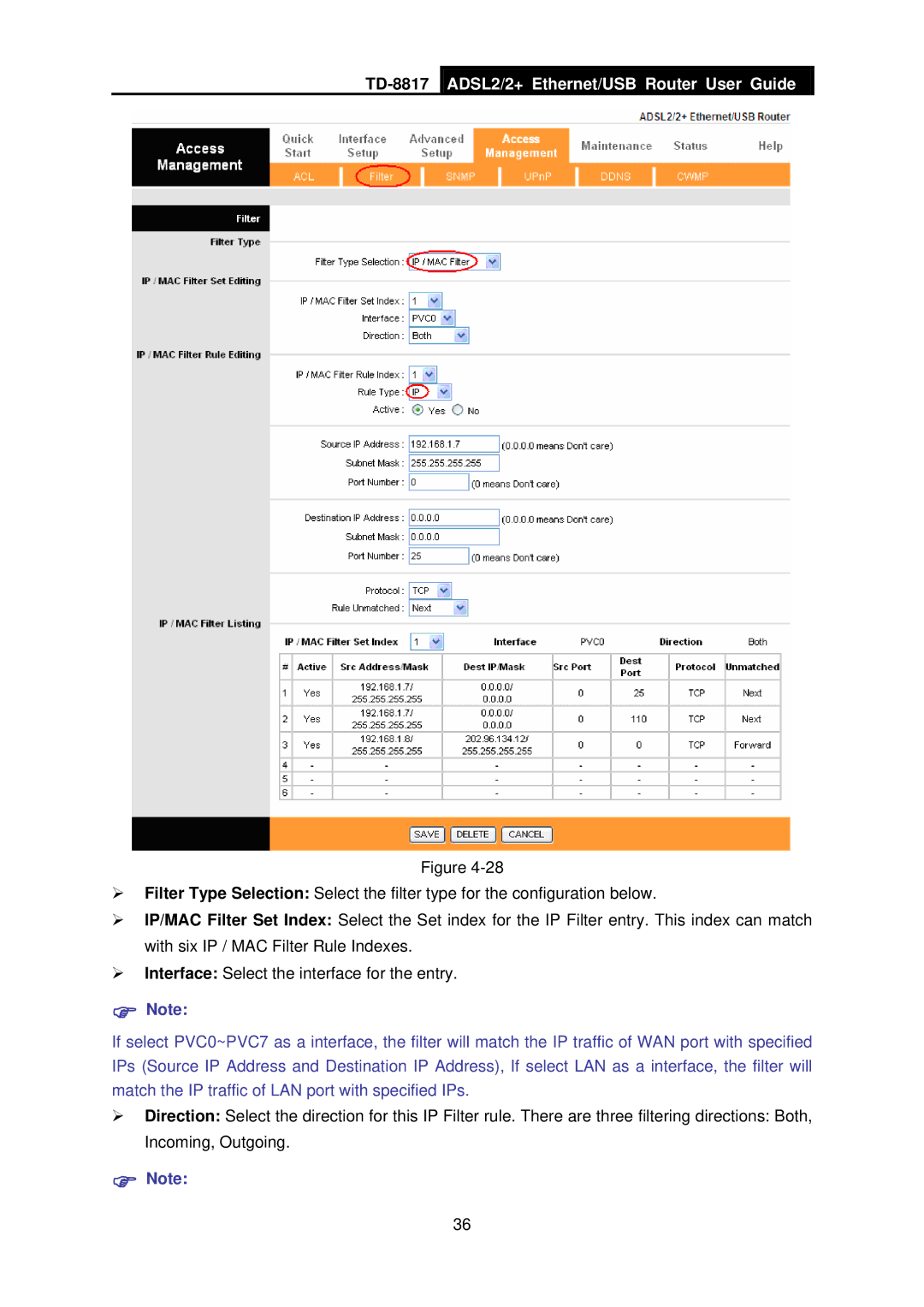 TP-Link TD-8817 manual ADSL2/2+ Ethernet/USB Router User Guide 