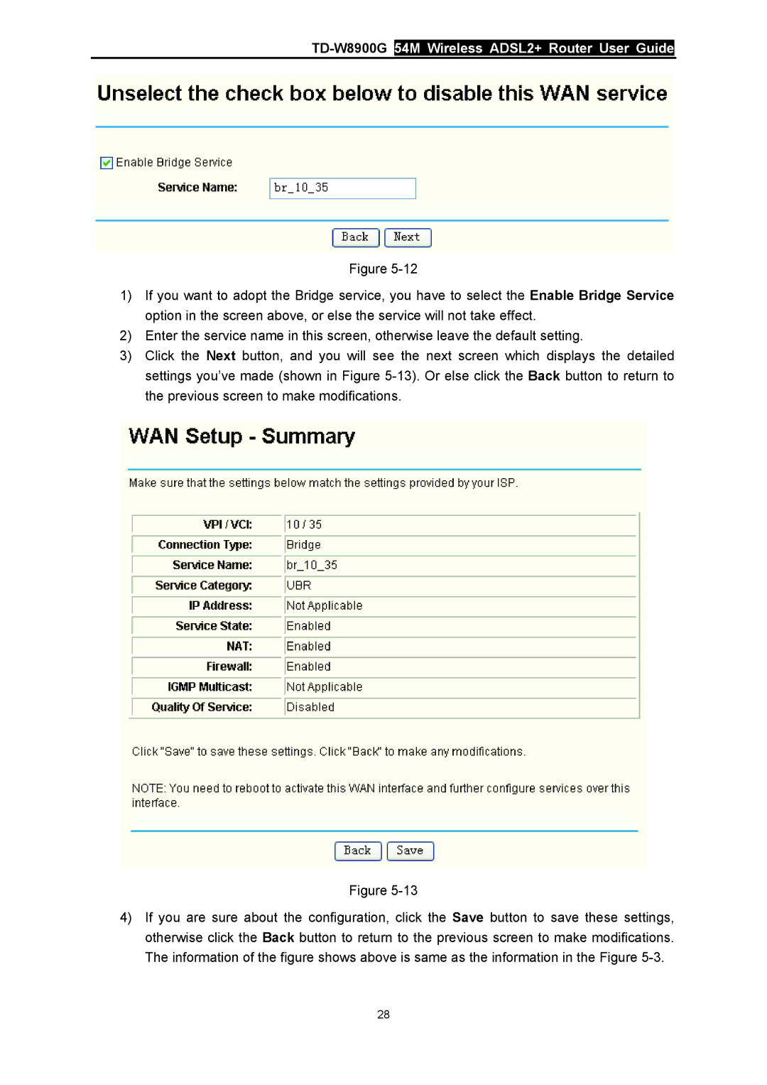 TP-Link manual TD-W8900G54M Wireless ADSL2+ Router User Guide 