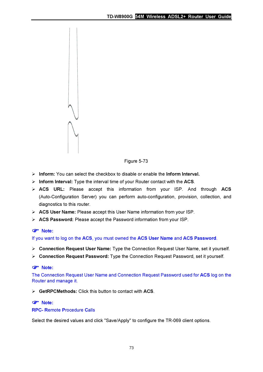 TP-Link TD-W8900G manual RPC- Remote Procedure Calls 